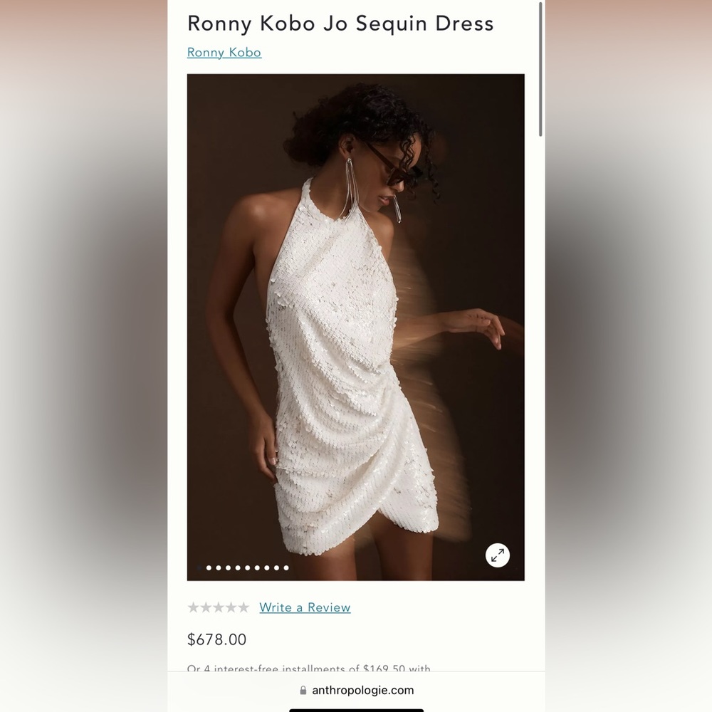 Ronny Kobo Jo Sequin Dress - perfect for bride at reception or bachelorette